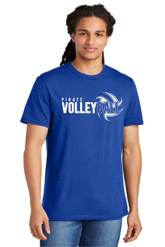 Pirate Volleyball White District T-Shirt