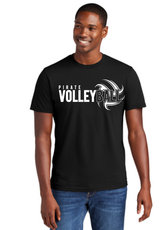 Pirate Volleyball White District T-Shirt