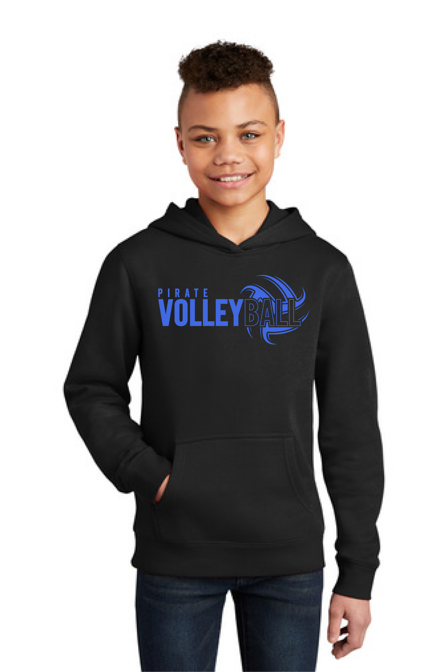 Pirate Volleyball District Youth Hoodie