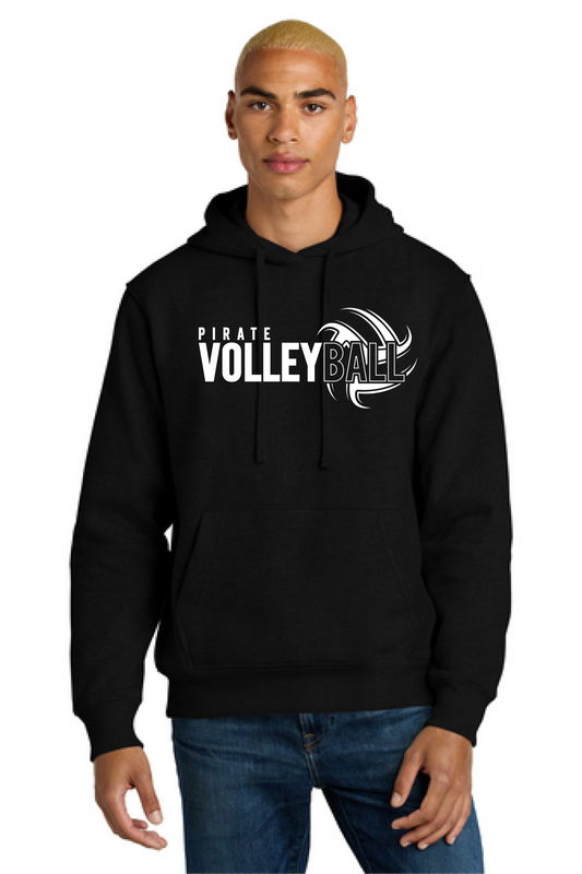 Pirate Volleyball White District Hoodie