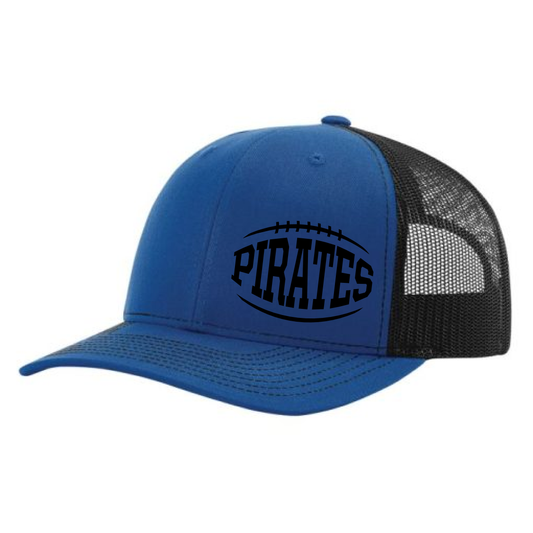 🏴‍☠️ Hankinson Pirate Football Richardson 112 Snapback – Black and Royal