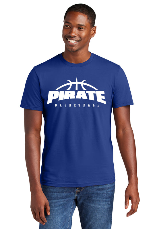 Pirate Basketball Deep Royal District T-Shirt