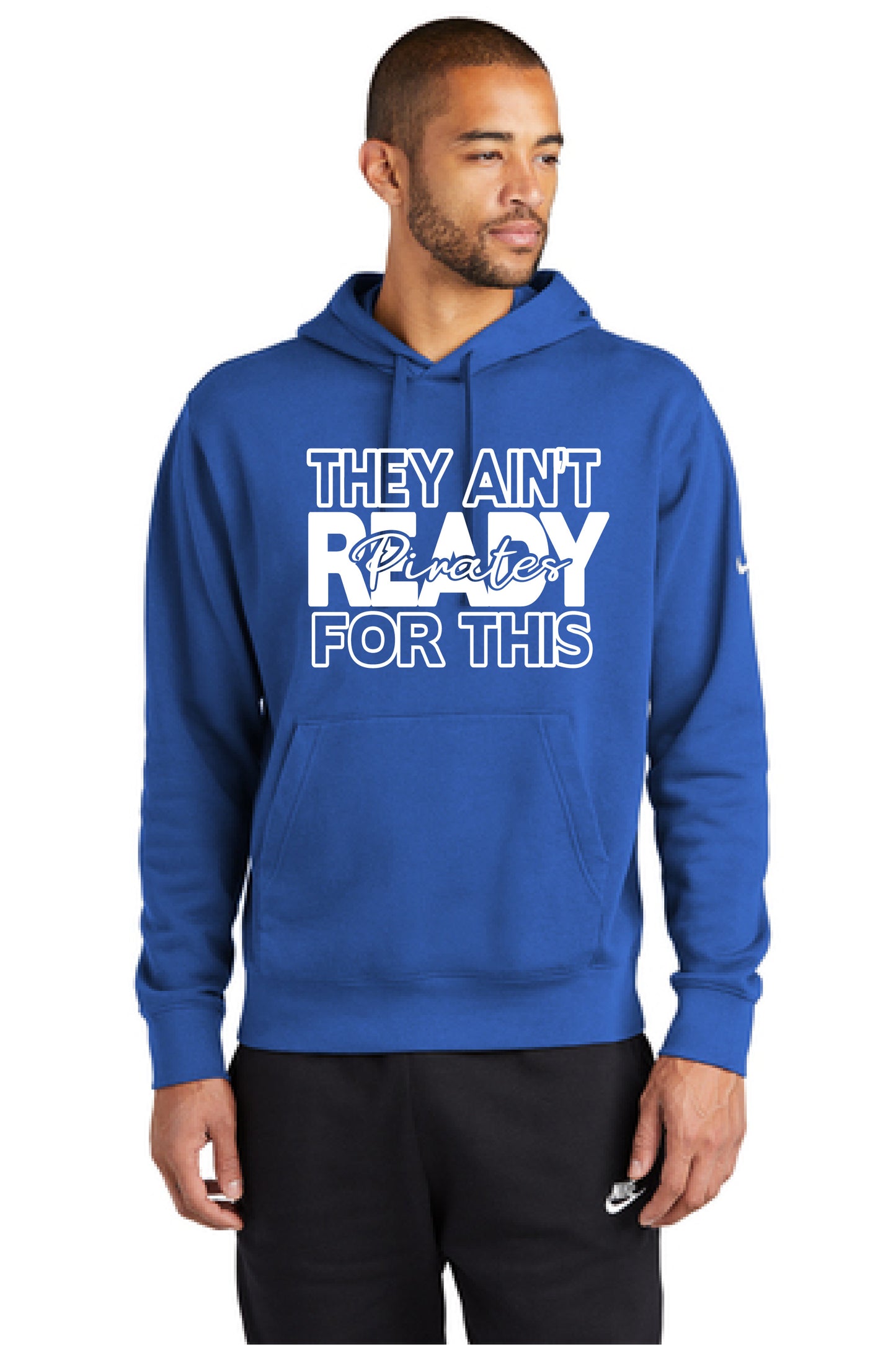 They Ain't Ready For This Nike Club Fleece Sleeve Swoosh Pullover Hoodie