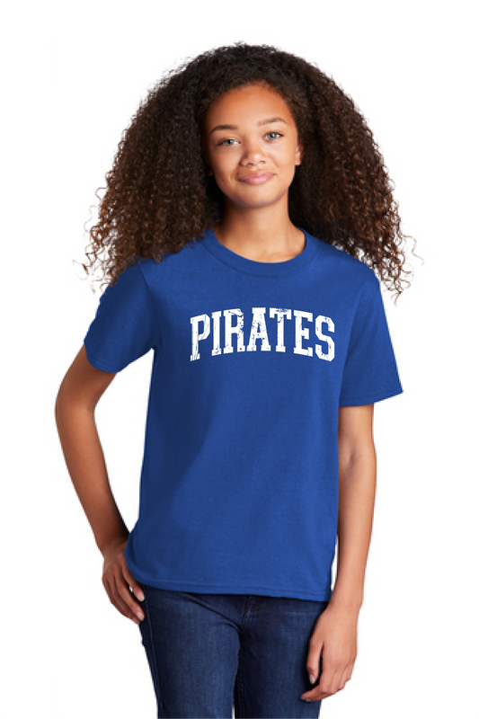 Distressed Pirates Port & Company Youth T