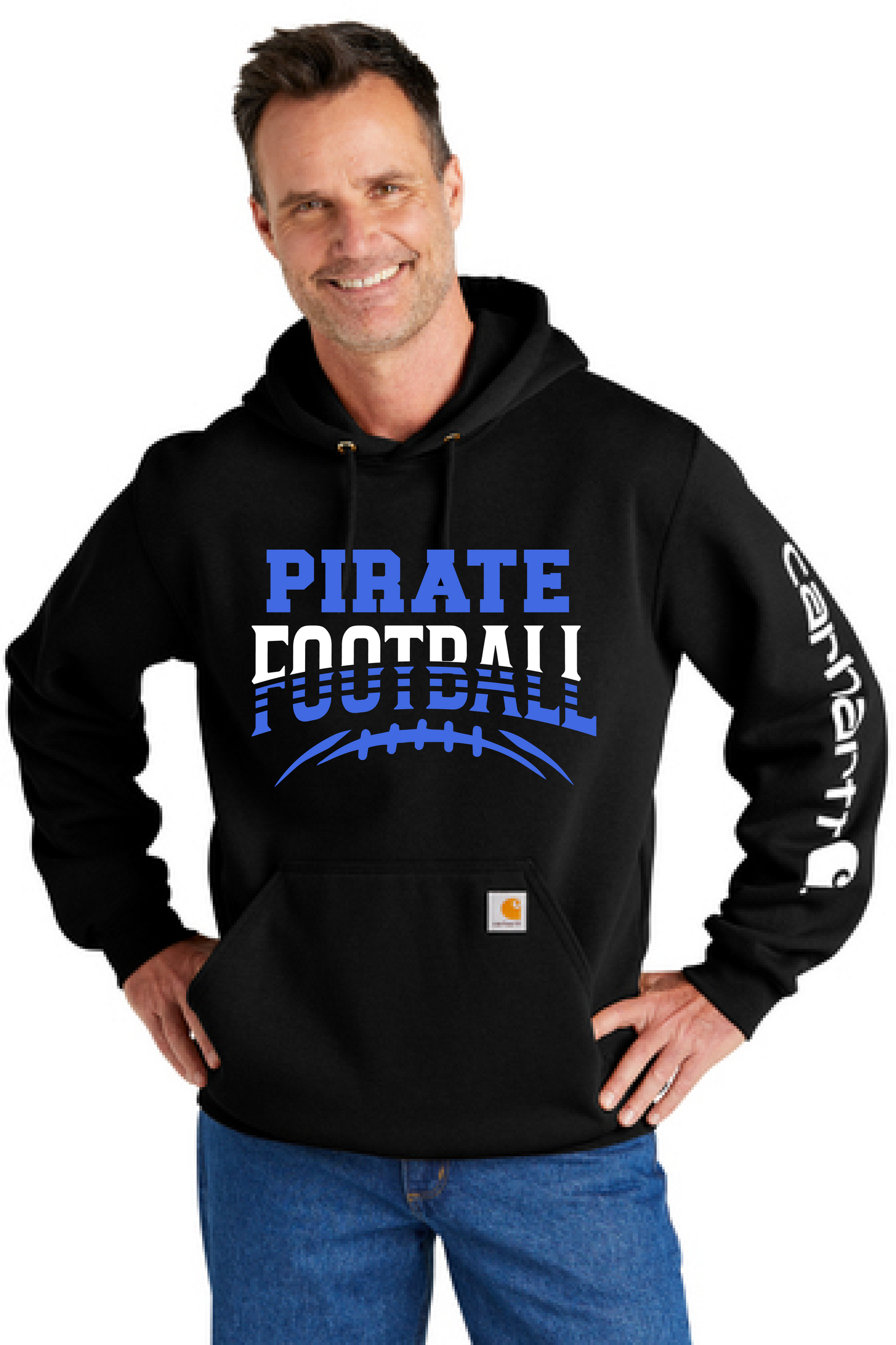 Pirate Football Carhartt Midweight Hooded Logo Sweatshirt