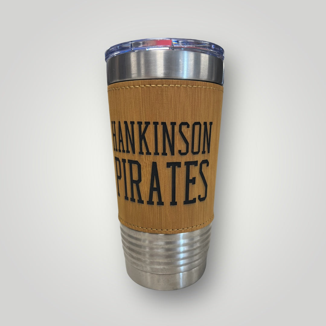 20 Ounce Hankinson Pirates Bamboo Leatherette Polar Camel Tumbler