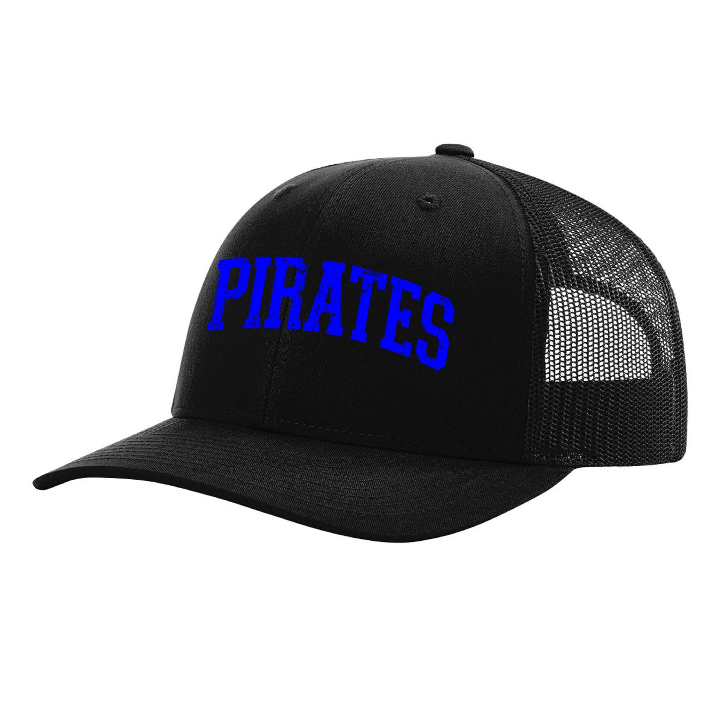 🏴‍☠️ Hankinson Pirates Embroidered Snapback Hat – Black Richardson 112